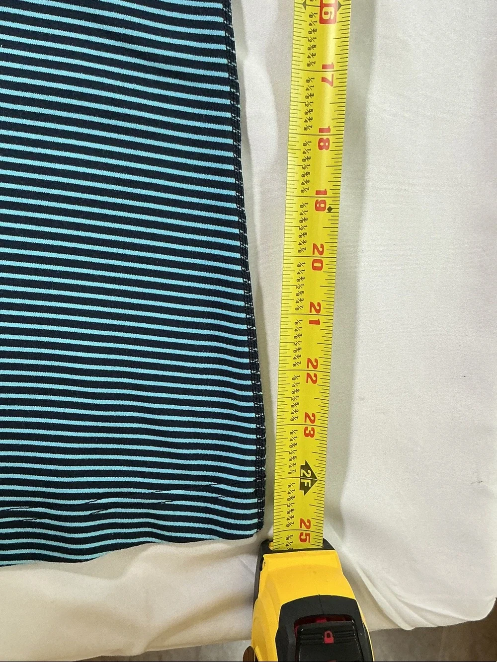 Lululemon Striped Racerback Tank Top Blue Medium (No Tag)